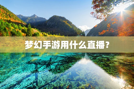 梦幻手游用什么直播？