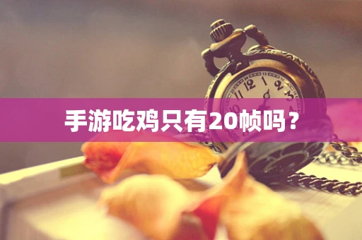 手游吃鸡只有20帧吗？
