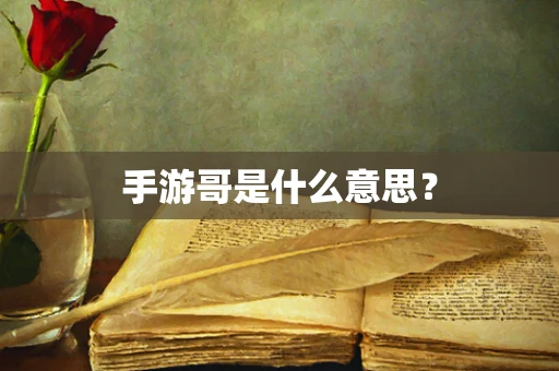 手游哥是什么意思？