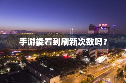 手游能看到刷新次数吗？