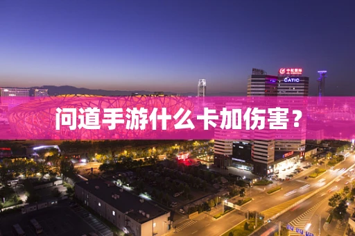 问道手游什么卡加伤害？