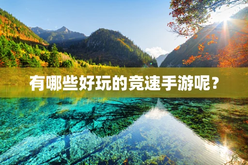 有哪些好玩的竞速手游呢？