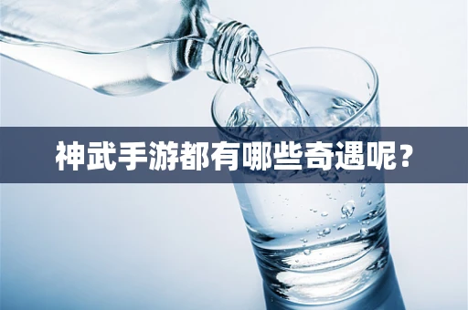 神武手游都有哪些奇遇呢？