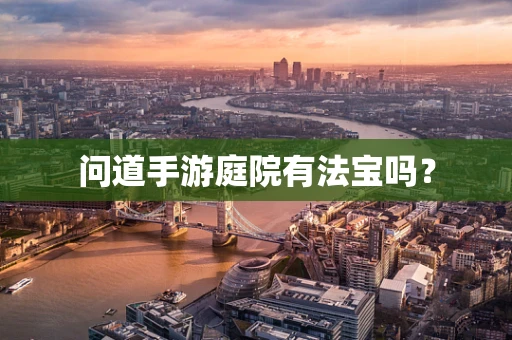 问道手游庭院有法宝吗？