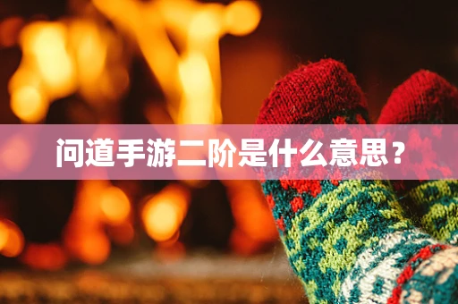 问道手游二阶是什么意思？