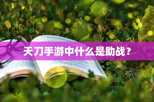 天刀手游中什么是助战？